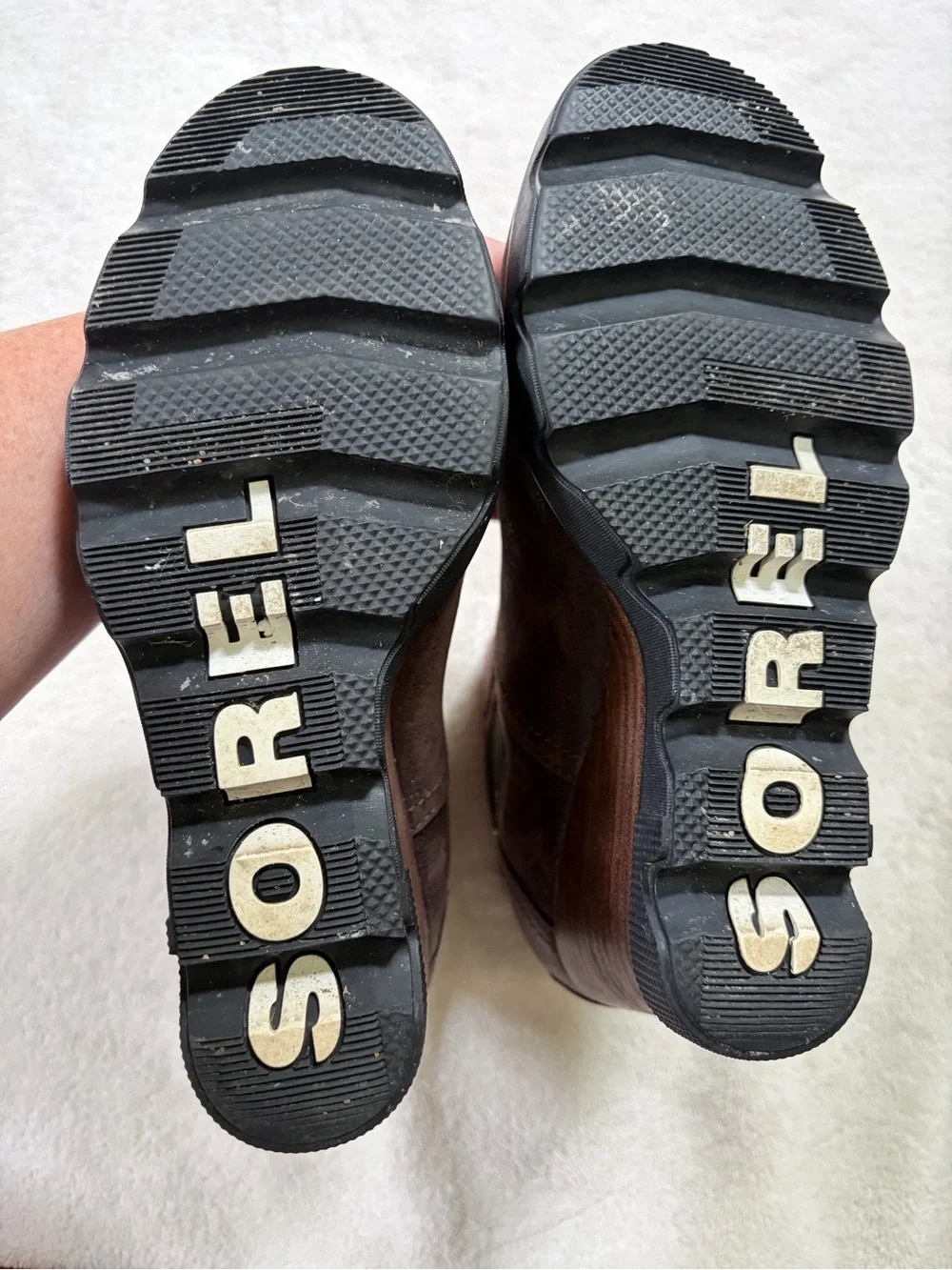 Sorel Leather Joan of Arctic Uptown Chelsea Wedge Boots